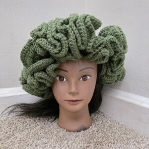 Green Crochet Hat